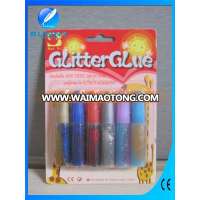 2015 hot sale mini waterproof glitter glue ,glitter glue pen